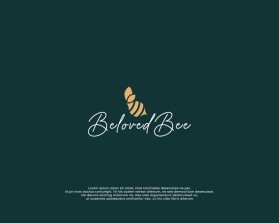 Logo Design Entry 3360587 submitted by Chaballa to the contest for Beloved Bee run by dynamodavid