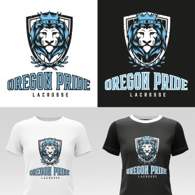 T-Shirt Design Entry 3343216 submitted by Meraki_Graphi to the contest for Oregon Pride Lacrosse run by jbhandley