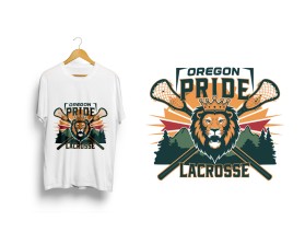 T-Shirt Design entry 3230366 submitted by TOM1 to the T-Shirt Design for Oregon Pride Lacrosse run by jbhandley