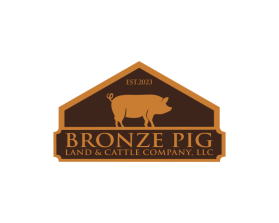 Logo Design entry 3232051 submitted by Zavi to the Logo Design for Bronze Pig Land & Cattle Company, LLC run by sandyw