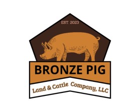 Logo Design Entry 3344652 submitted by dhilzstwn85 to the contest for Bronze Pig Land & Cattle Company, LLC run by sandyw