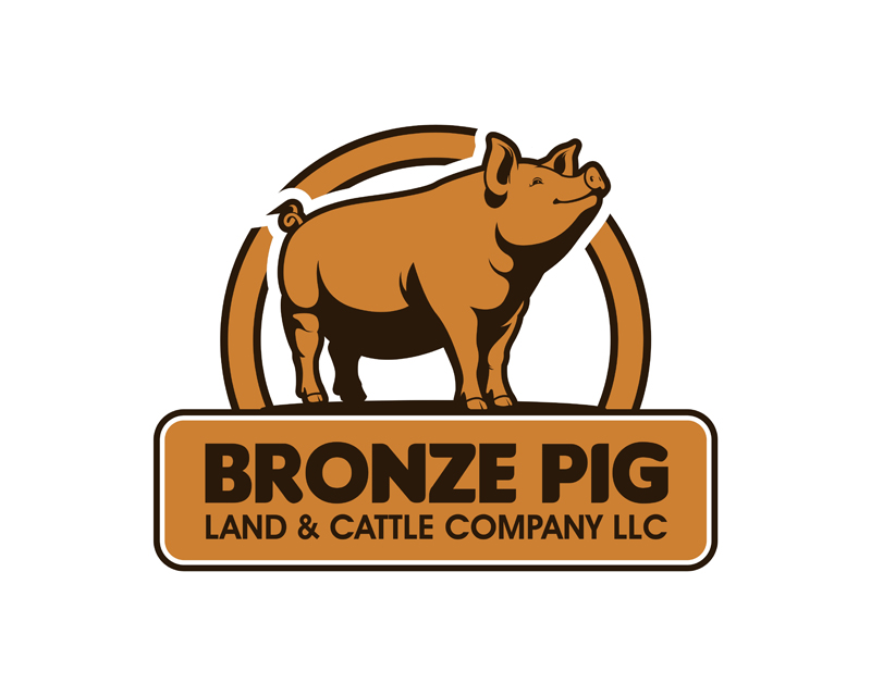 Logo Design Entry 3232093 submitted by AbrarAbdillah to the contest for Bronze Pig Land & Cattle Company, LLC run by sandyw