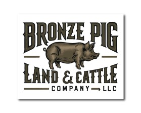 Logo Design Entry 3349555 submitted by sharif741 to the contest for Bronze Pig Land & Cattle Company, LLC run by sandyw