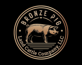 Logo Design entry 3232548 submitted by VikramS_Design to the Logo Design for Bronze Pig Land & Cattle Company, LLC run by sandyw