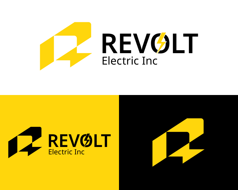 Logo Design entry 3238493 submitted by algiikhsan to the Logo Design for ReVolt Electric Inc run by Jordan oja