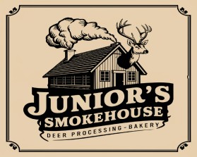 Logo Design entry 3237562 submitted by ButheGraphics to the Logo Design for Junior's Smokehouse run by juniors2024
