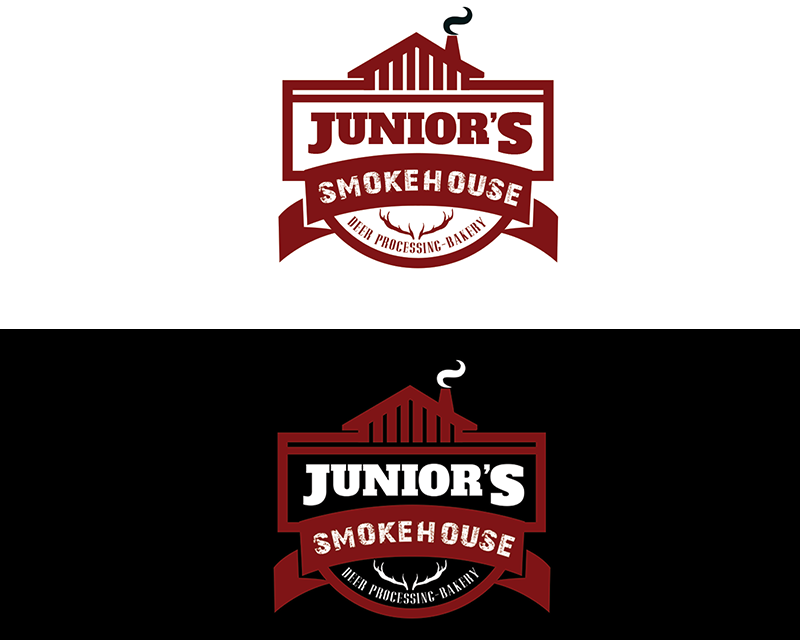 Logo Design entry 3239073 submitted by DigitalMind to the Logo Design for Junior's Smokehouse run by juniors2024
