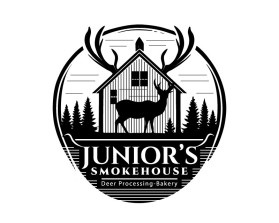 Logo Design entry 3237286 submitted by ButheGraphics to the Logo Design for Junior's Smokehouse run by juniors2024