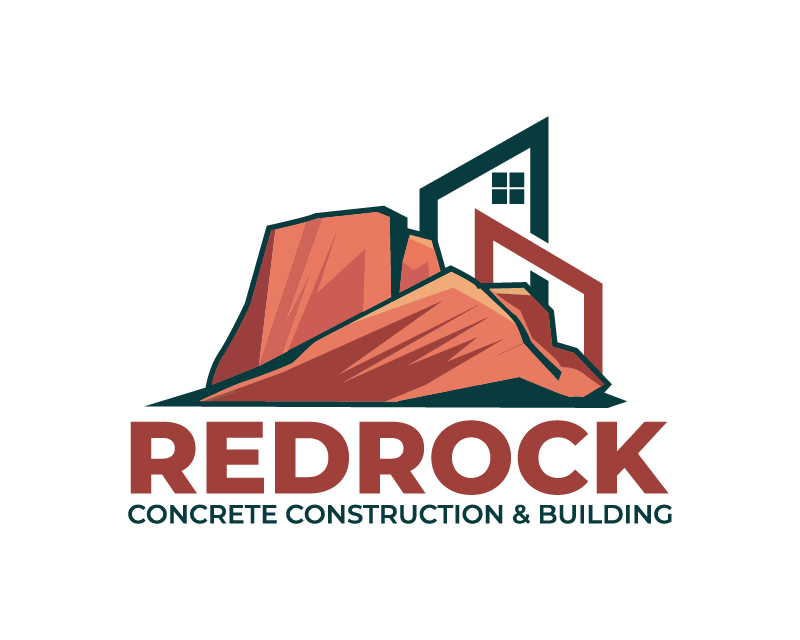Logo Design Entry 3238414 submitted by Graphico to the contest for REDROCK CONCRETE Construction & Building Supplies run by ruddy