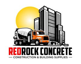 Logo Design entry 3240023 submitted by @KaranDevol to the Logo Design for REDROCK CONCRETE Construction & Building Supplies run by ruddy
