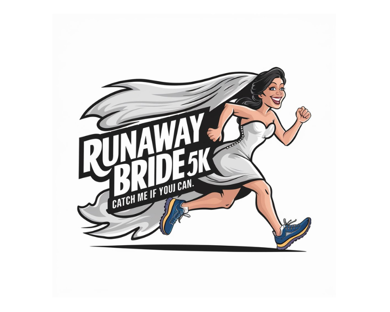 Logo Design entry 3244979 submitted by choity2004 to the Logo Design for Runaway Bride 5k run by Kaylene