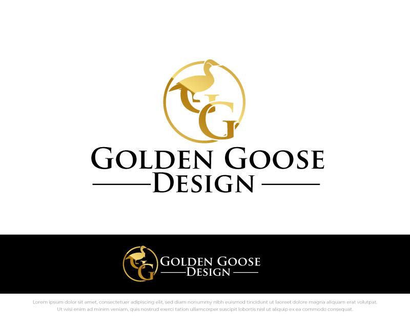 Logo Design entry 3239308 submitted by FXF Creations to the Logo Design for Golden Goose Design run by Mikaelarawson