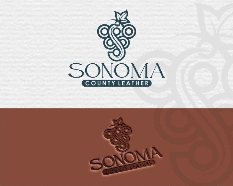 Logo Design Entry 3245914 submitted by TERION to the contest for SONOMA COUNTY LEATHER run by heatherheard