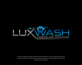Logo Design Entry 3359797 submitted by jabrik2013 to the contest for LuxWash Pressure Washing run by luxwash