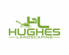 Logo Design Entry 3359743 submitted by miyati to the contest for Hughes Landscaping run by BuywithBiro