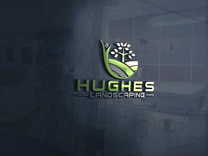 Logo Design Entry 3247955 submitted by Design786 to the contest for Hughes Landscaping run by BuywithBiro