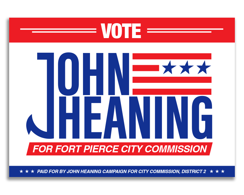 Graphic Design entry 3248612 submitted by Apips to the Graphic Design for Campaign Yard Sign run by JohnHeaning