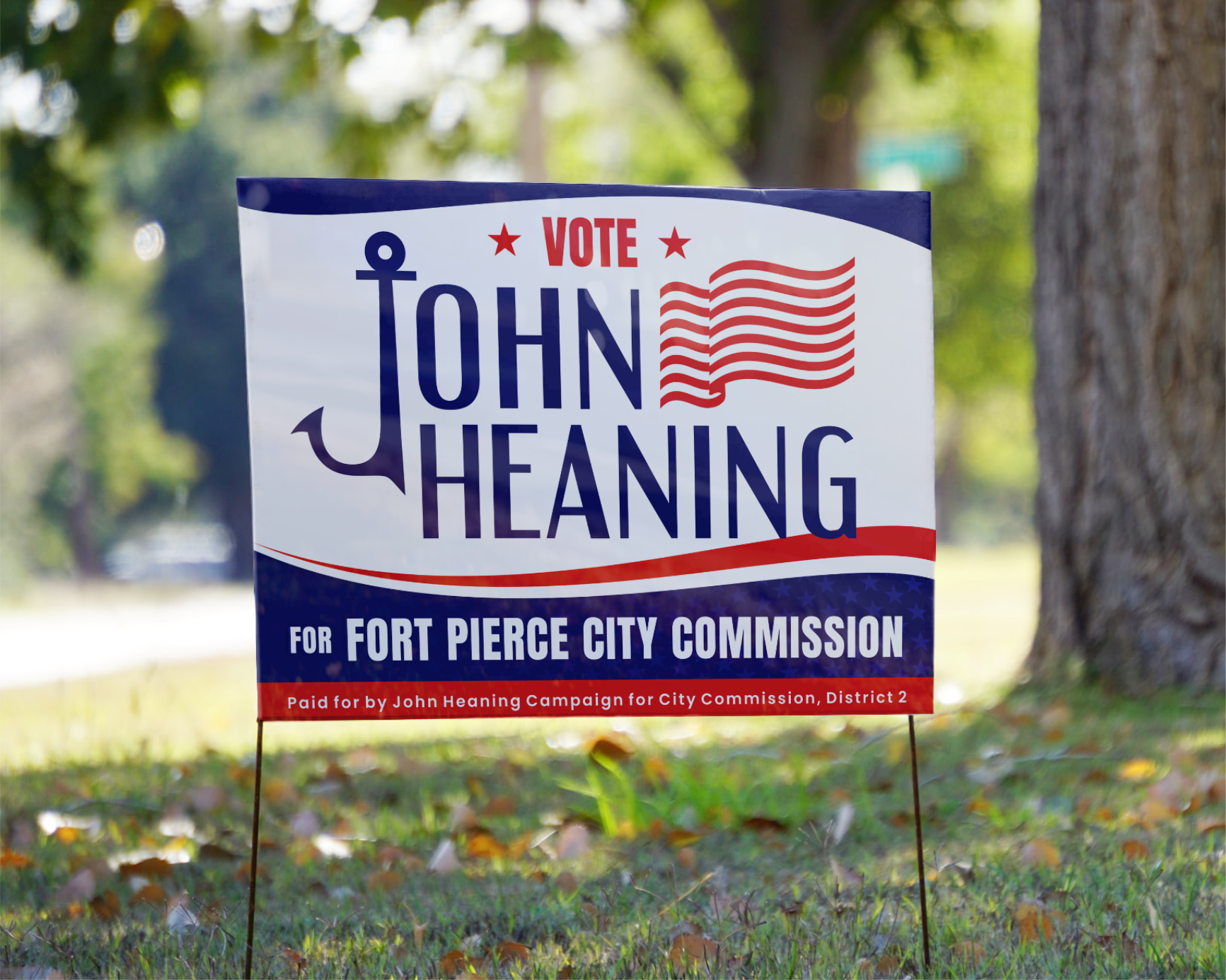 Graphic Design entry 3248608 submitted by Armchtrm to the Graphic Design for Campaign Yard Sign run by JohnHeaning