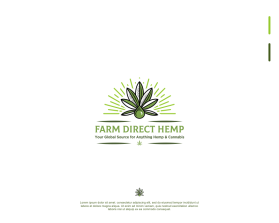 Logo Design Entry 3369763 submitted by Daxxt to the contest for Farm Direct Hemp run by CGOLD500