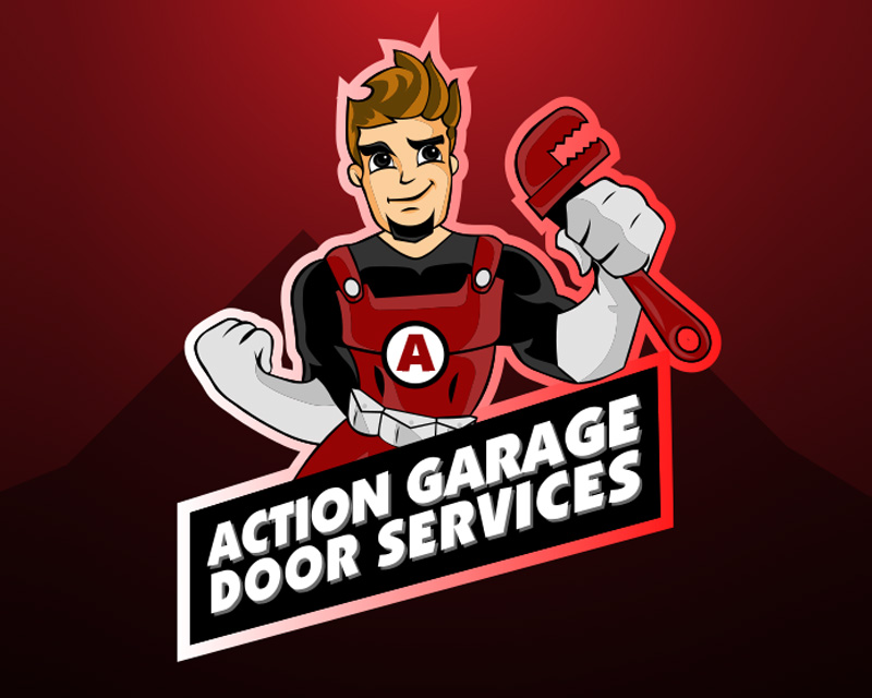 Mascot Design Entry 3254085 submitted by SheikhSatu to the contest for Action Garage Door Services run by jdv0521