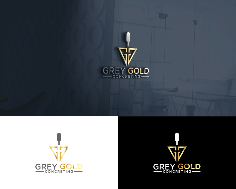 Logo Design Entry 3253832 submitted by zea to the contest for Grey Gold Concreting run by Ggconcreting