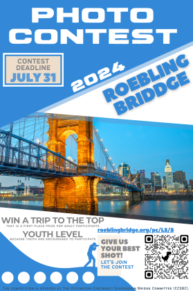Graphic Design Entry 3366863 submitted by Zavi to the contest for Roebling Bridge Photo Contest 2024 run by Mark Buelsing
