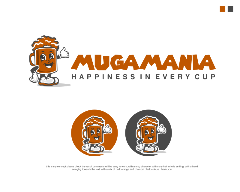 Logo Design Entry 3257772 submitted by EJ JAMPE PAMAKE to the contest for mugamania.com run by frank3d