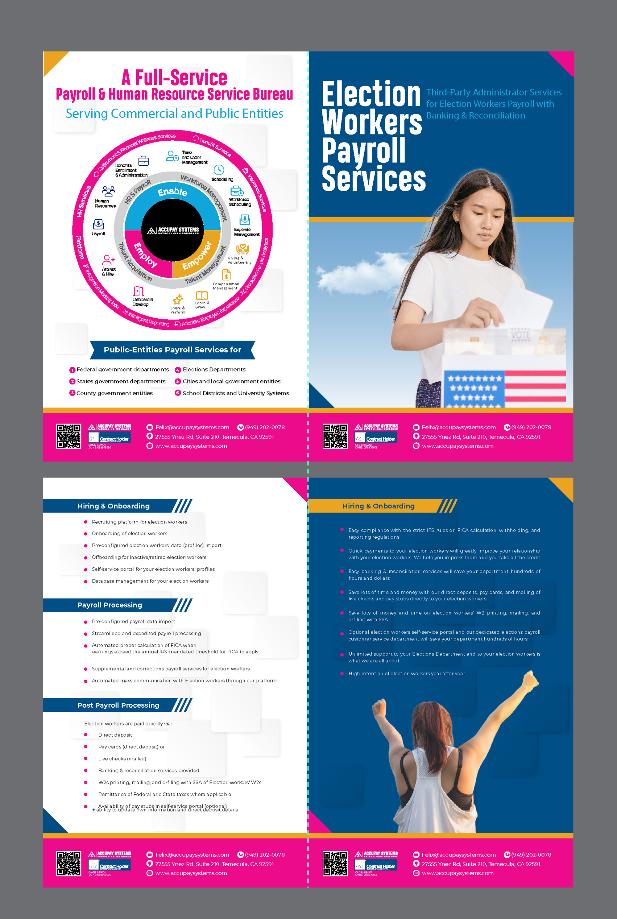 Brochure Design entry 3280071 submitted by Kouroshwise