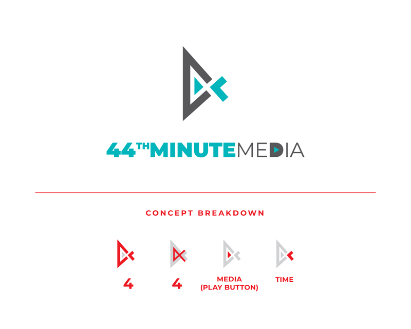 Logo Design entry 2233140 submitted by 44Design to the Logo Design for 44th Minute Media run by 44thminutemedia