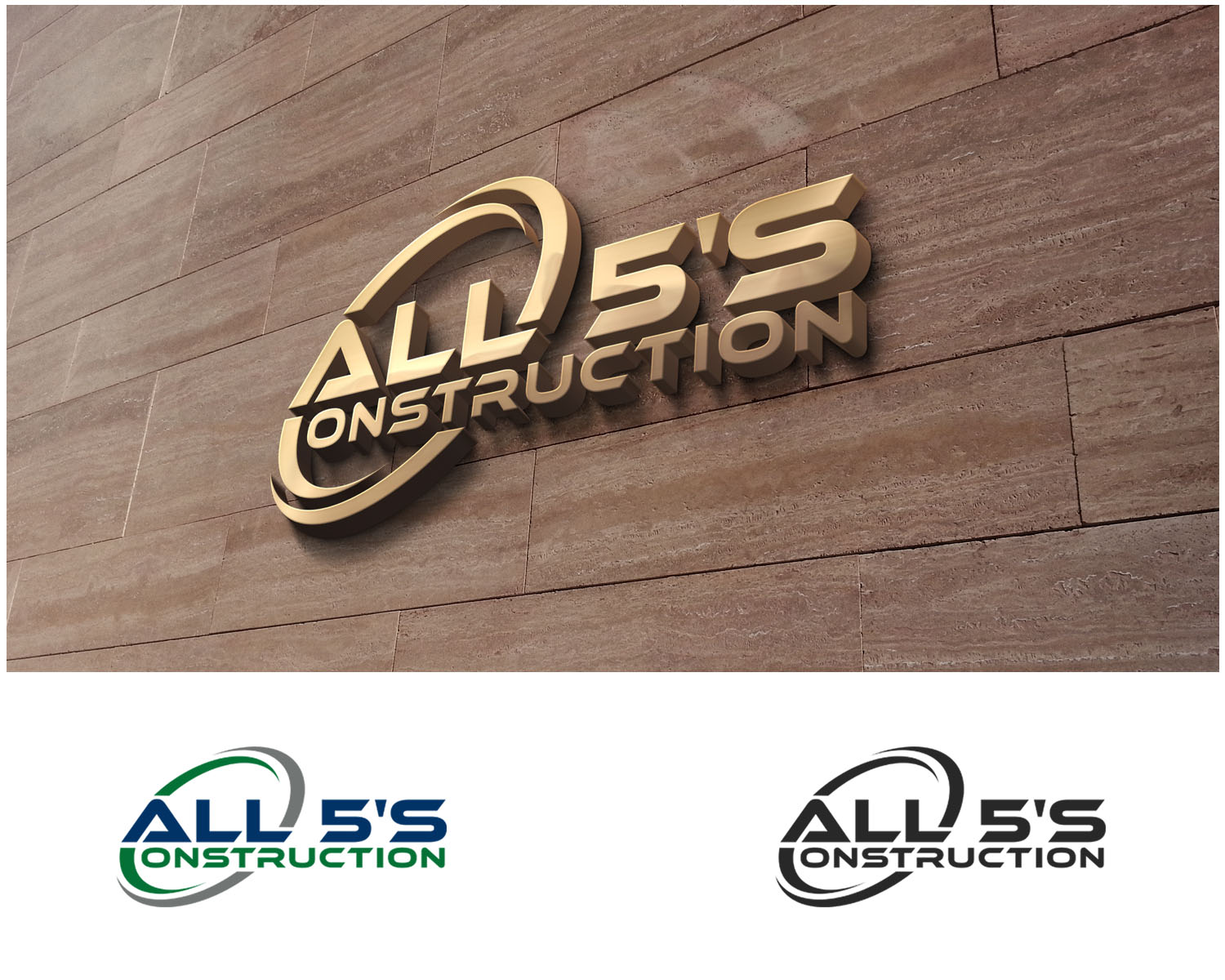 Logo Design entry 2234533 submitted by Sanadesigns to the Logo Design for All 5's Construction run by cbrooks@pentabldggroup.com
