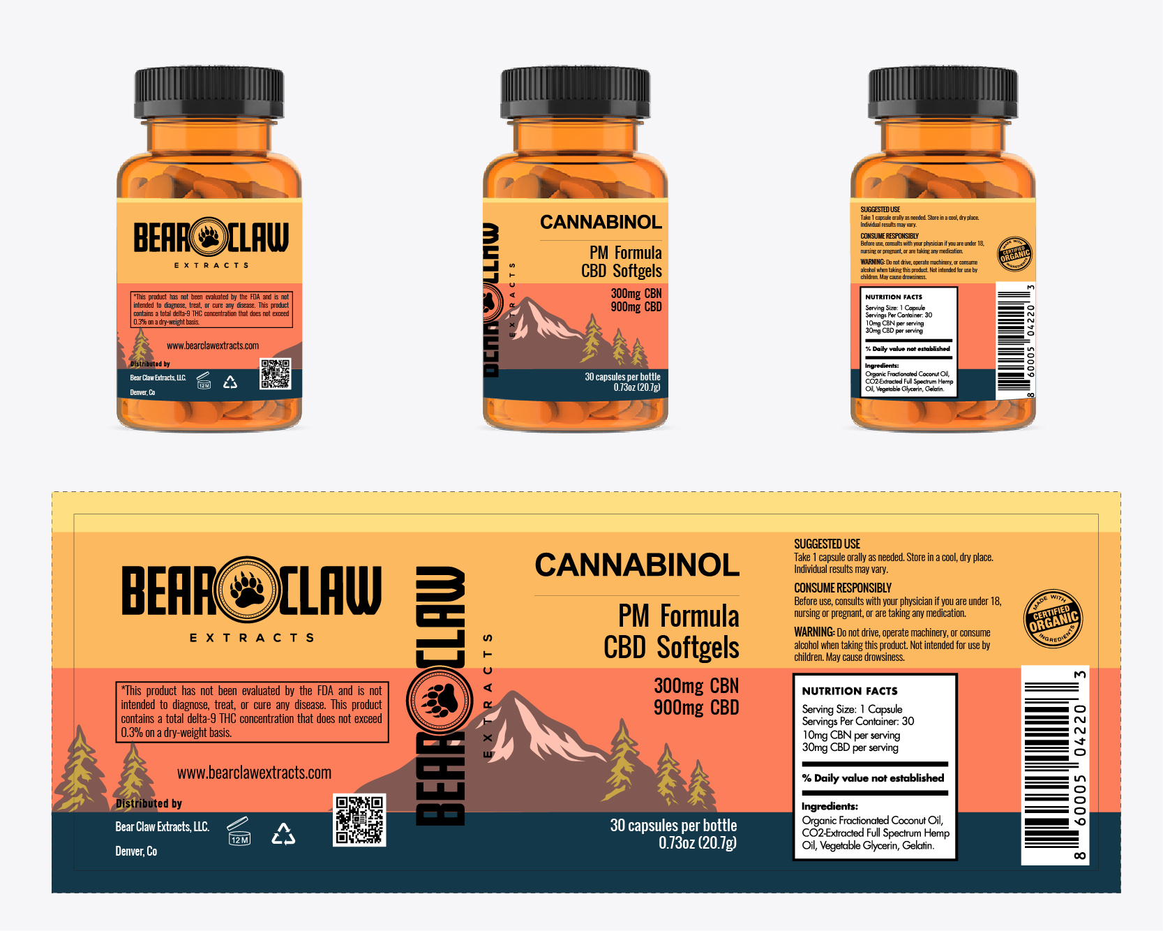 Graphic Design entry 2238909 submitted by napoleon to the Graphic Design for Bear Claw Extracts LLC run by BearClawExtracts 