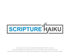 Logo Design Entry 2247756 submitted by faizenia19 to the contest for Scripture Haiku run by srbentley