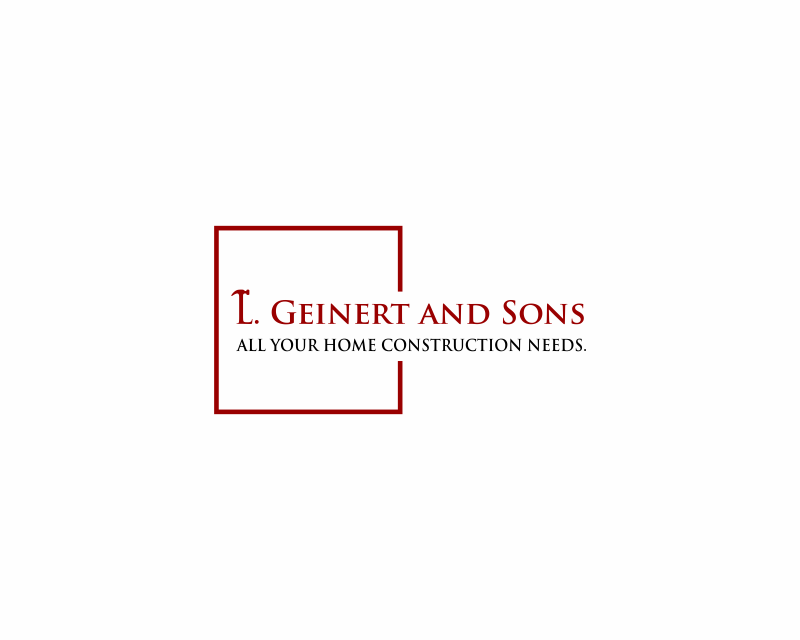Logo Design entry 2265722 submitted by gembelengan to the Logo Design for L. Geinert and Sons run by Matt.geinert@gmail.com