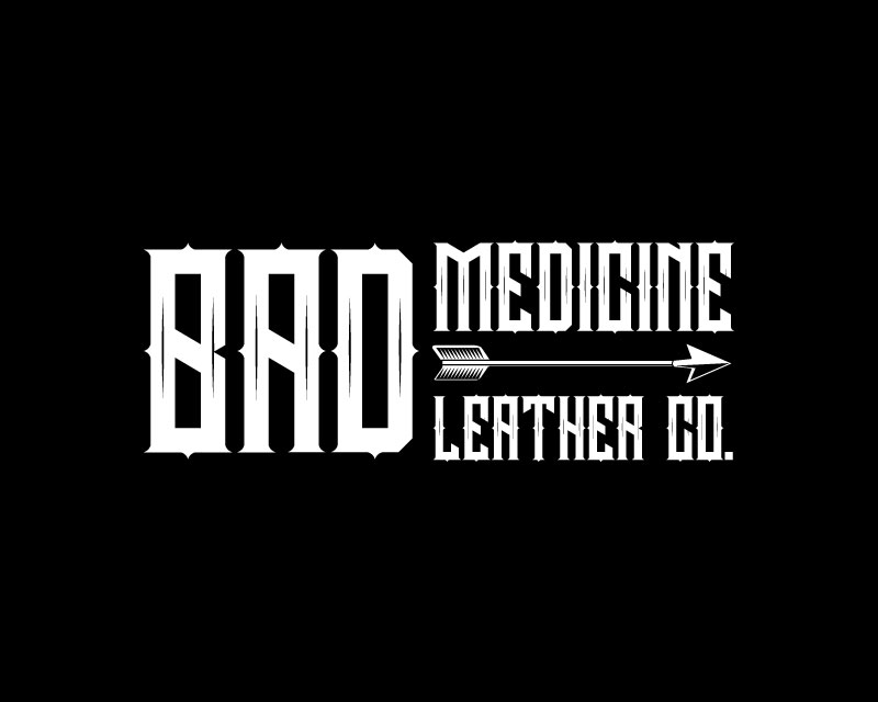Logo Design entry 2265809 submitted by nsdhyd to the Logo Design for Bad medicine leather co.  run by toppgunn680@gmail.com