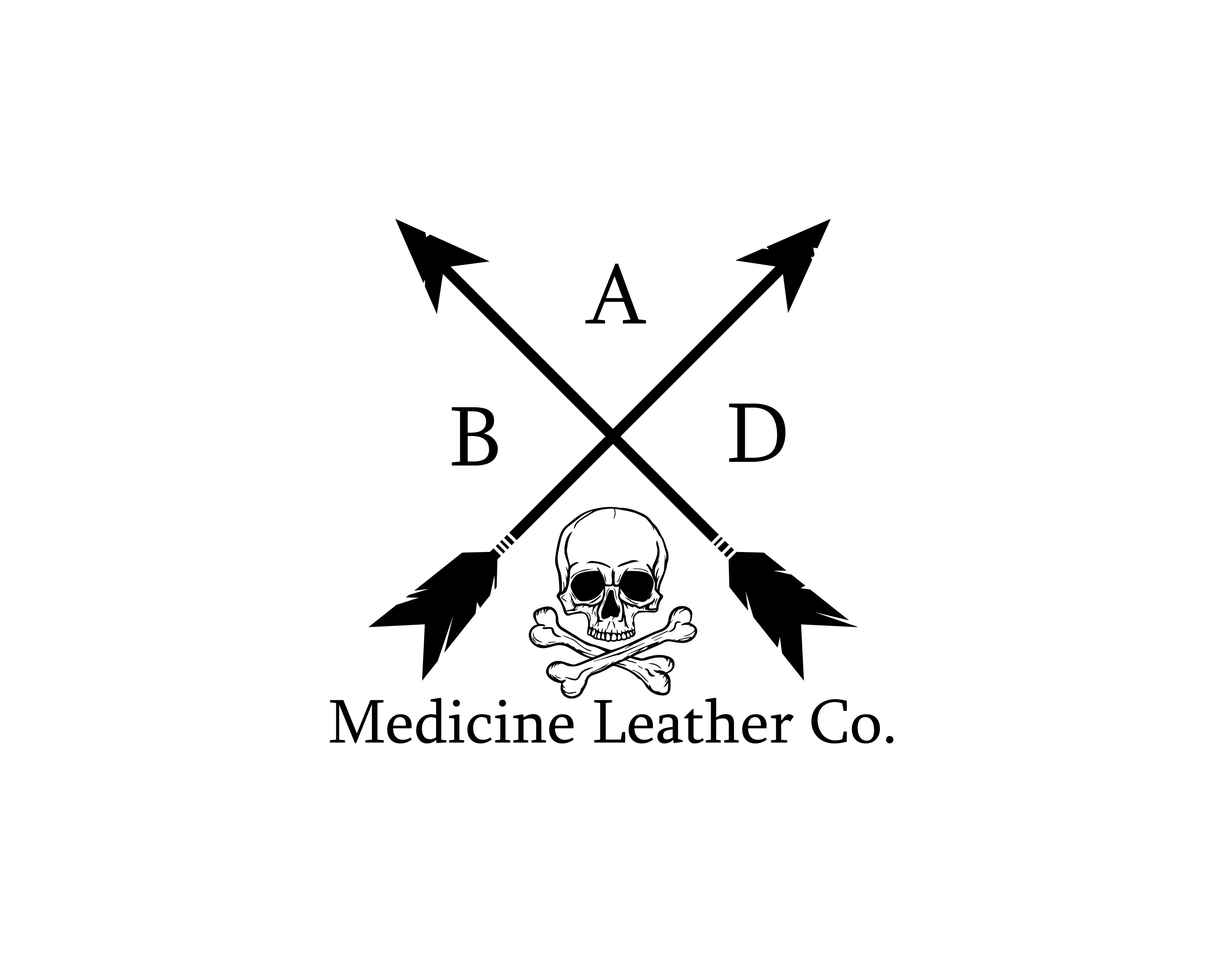 Logo Design entry 2265809 submitted by hqq3519 to the Logo Design for Bad medicine leather co.  run by toppgunn680@gmail.com