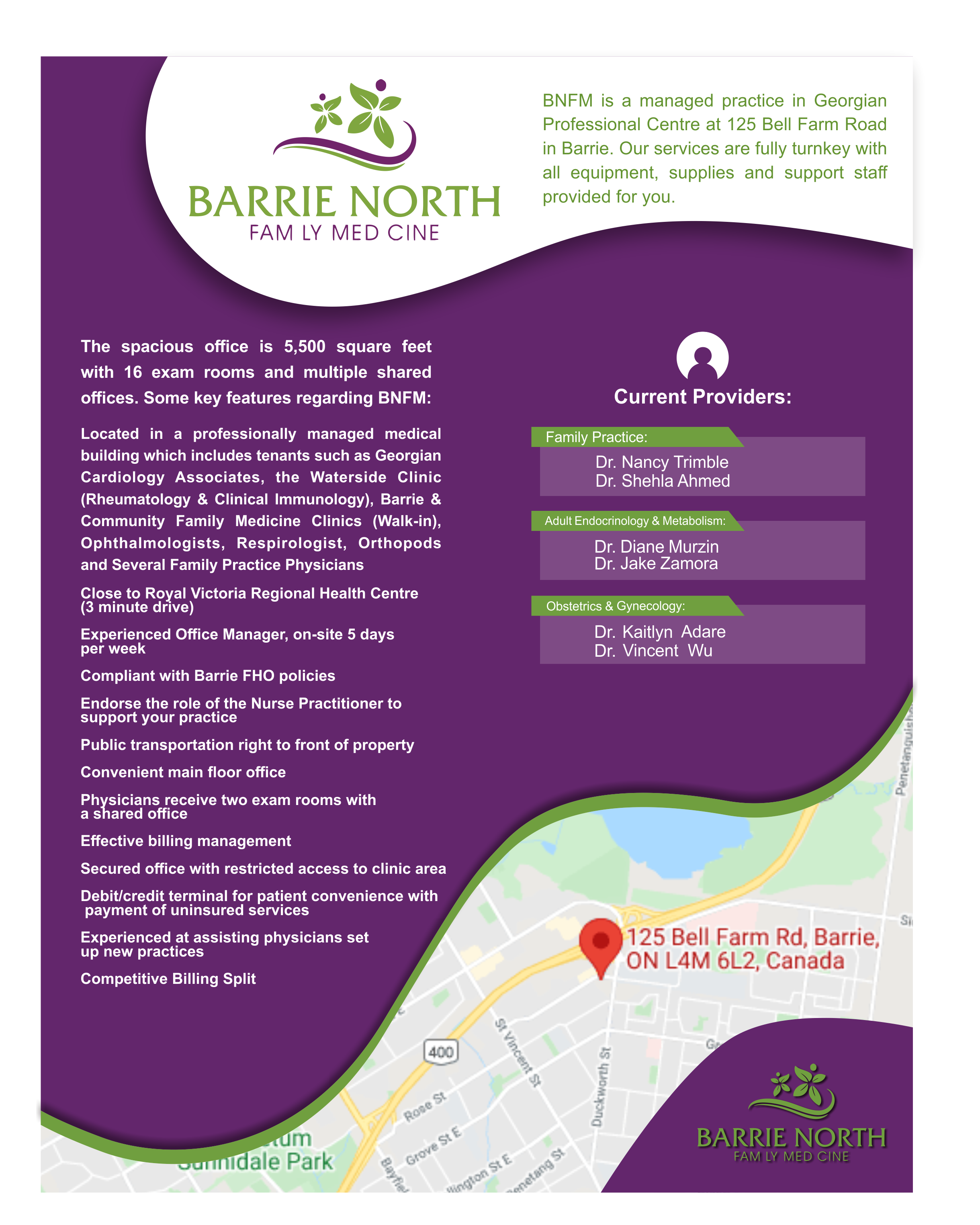 Brochure Design entry 2276126 submitted by duana4 to the Brochure Design for Barrie North Family Medicine run by BNFMraymond