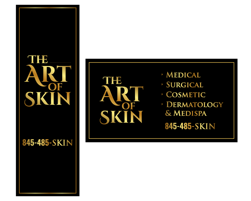 Banner Ad Design entry 2278313 submitted by dsdezign to the Banner Ad Design for The Art of Skin - Banners for Building 4 x 12  Vertical and 4x12  Horizontal  run by TaniaCohen