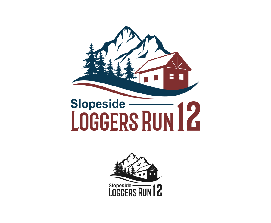 Logo Design entry 2279696 submitted by Jart to the Logo Design for Slopeside - Loggers Run 12 run by mkrempasky