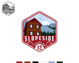 Logo Design Entry 2279825 submitted by SplashBucket to the contest for Slopeside - Loggers Run 12 run by mkrempasky