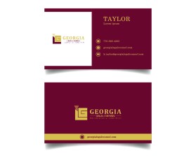 Business Card & Stationery Design Entry 2280347 submitted by Singadipa to the contest for Georgia Legal Counsel run by kmtaylor003