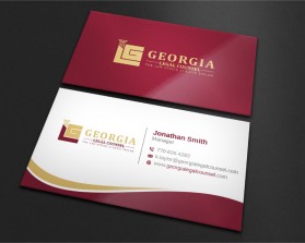 Business Card & Stationery Design entry 2280348 submitted by Singadipa to the Business Card & Stationery Design for Georgia Legal Counsel run by kmtaylor003