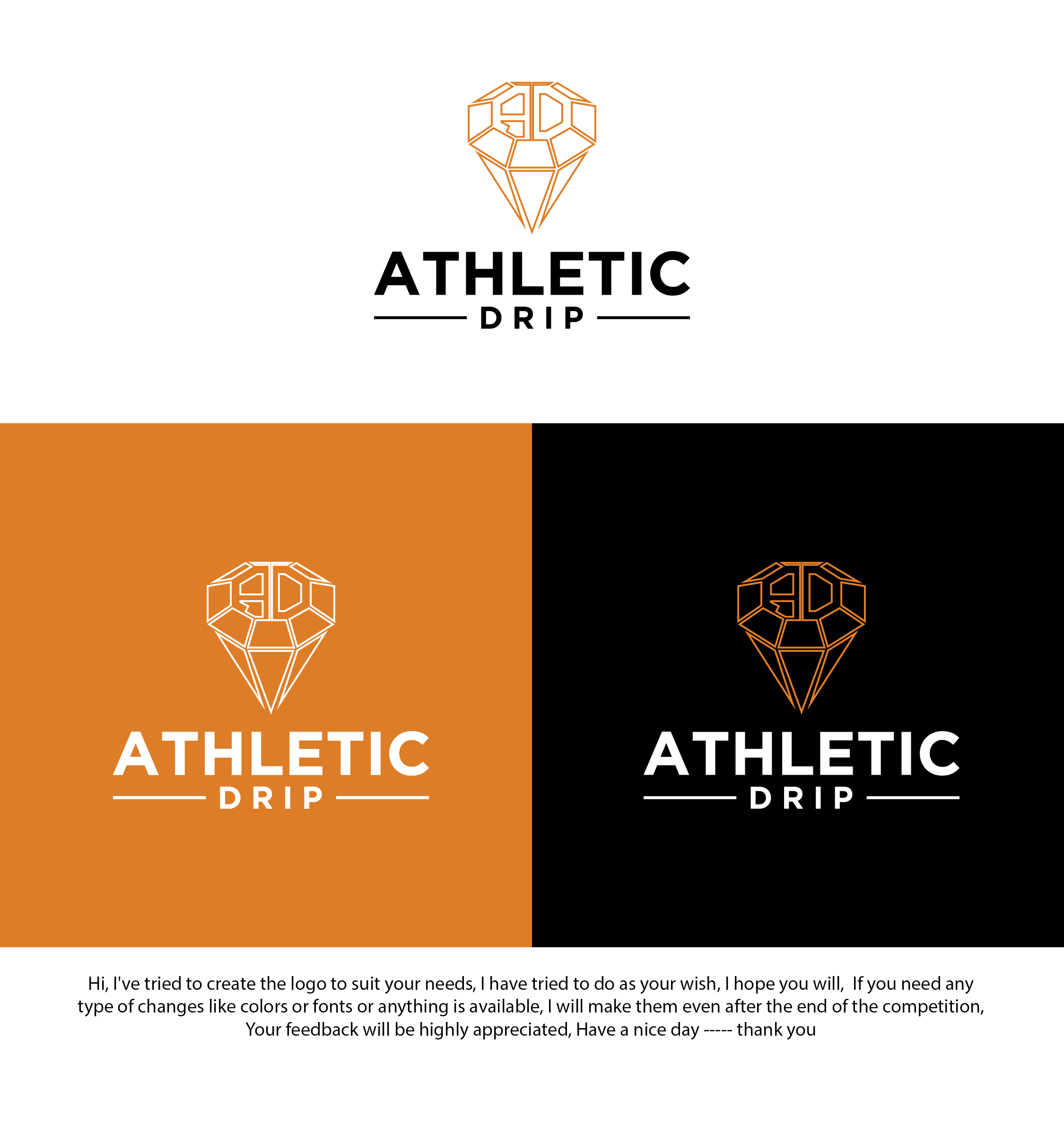 Logo Design Contest for ATHLETIC DRIP | Hatchwise