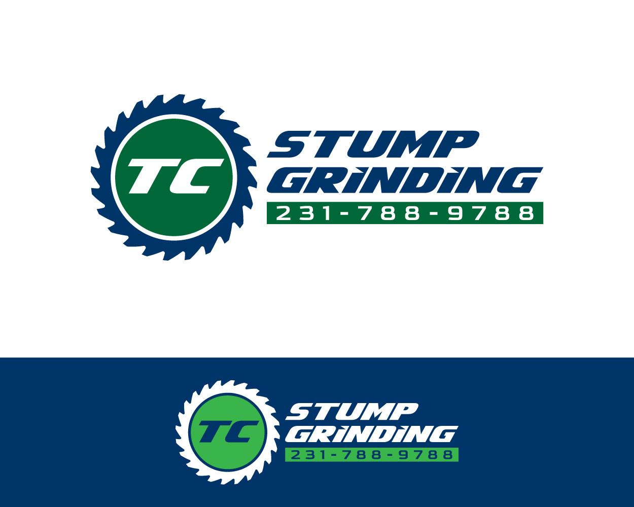 Logo Design entry 2274532 submitted by PIO to the Logo Design for TC Stump Grinding  run by sandrarevnell