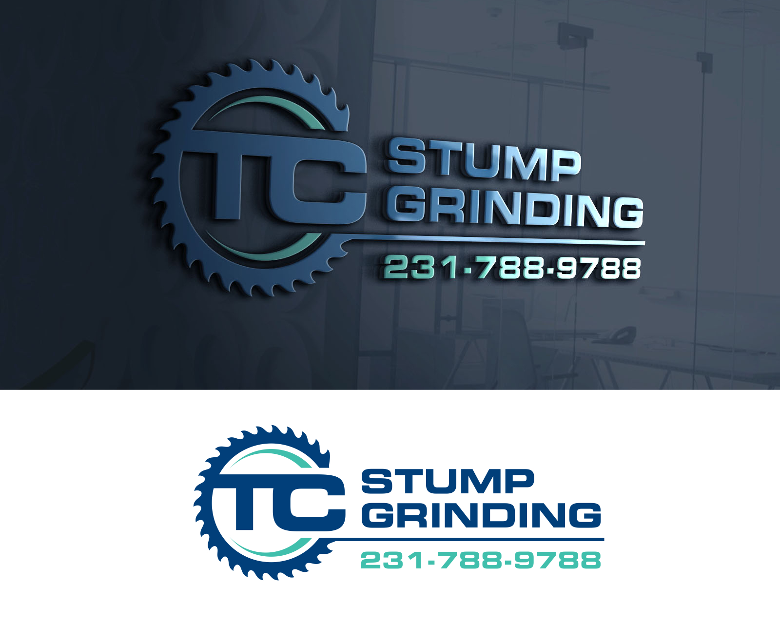 Logo Design entry 2274532 submitted by Tony_Brln to the Logo Design for TC Stump Grinding  run by sandrarevnell