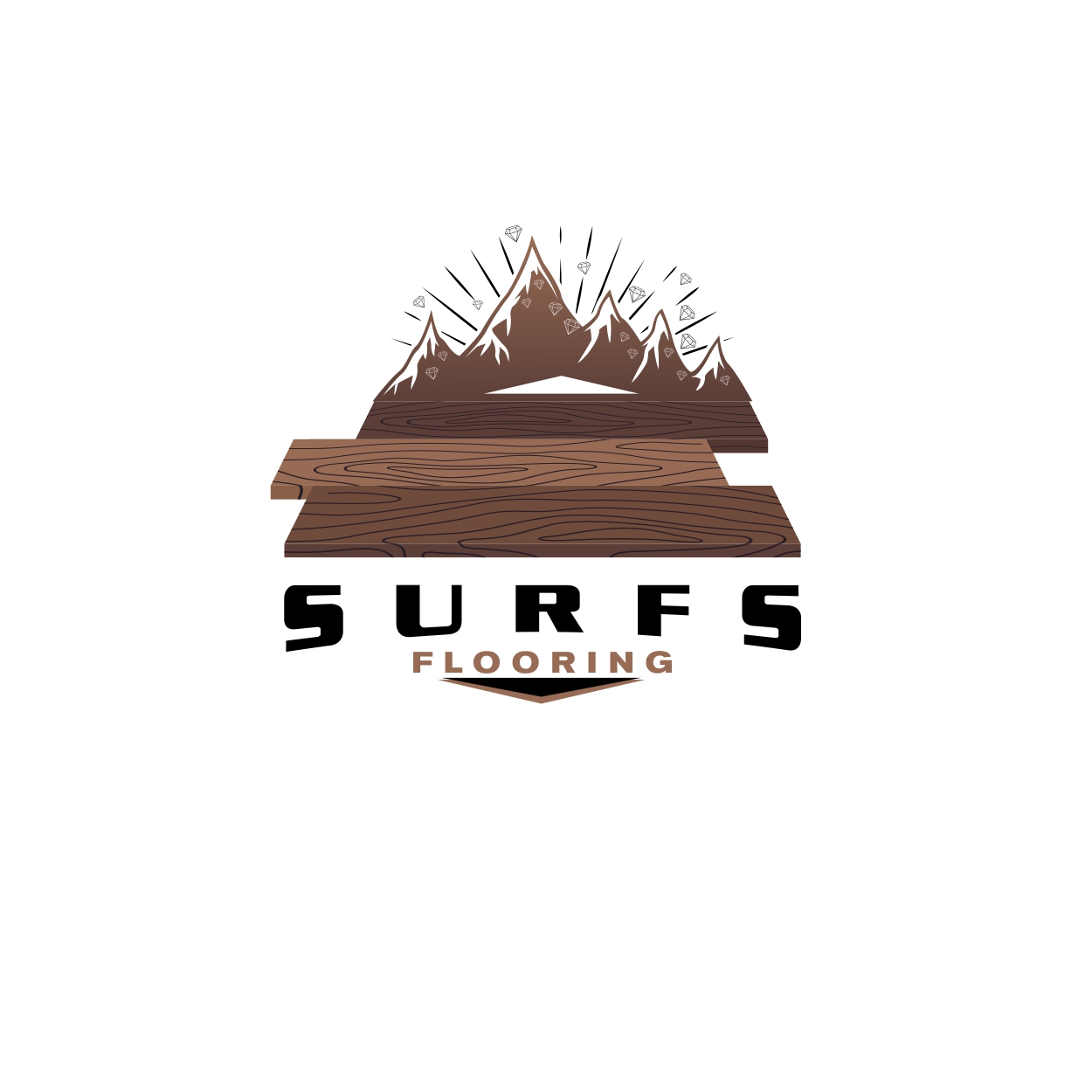Logo Design entry 2285354 submitted by scorpionenero to the Logo Design for SURFS Flooring run by surfsflooring@gmail.com