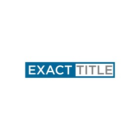 Logo Design entry 2286375 submitted by kalimosodo to the Logo Design for EXACT Title run by samdedelson