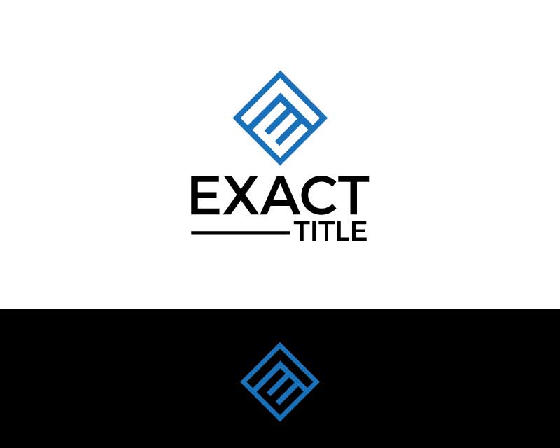 Logo Design entry 2286481 submitted by ridoyroy142 to the Logo Design for EXACT Title run by samdedelson