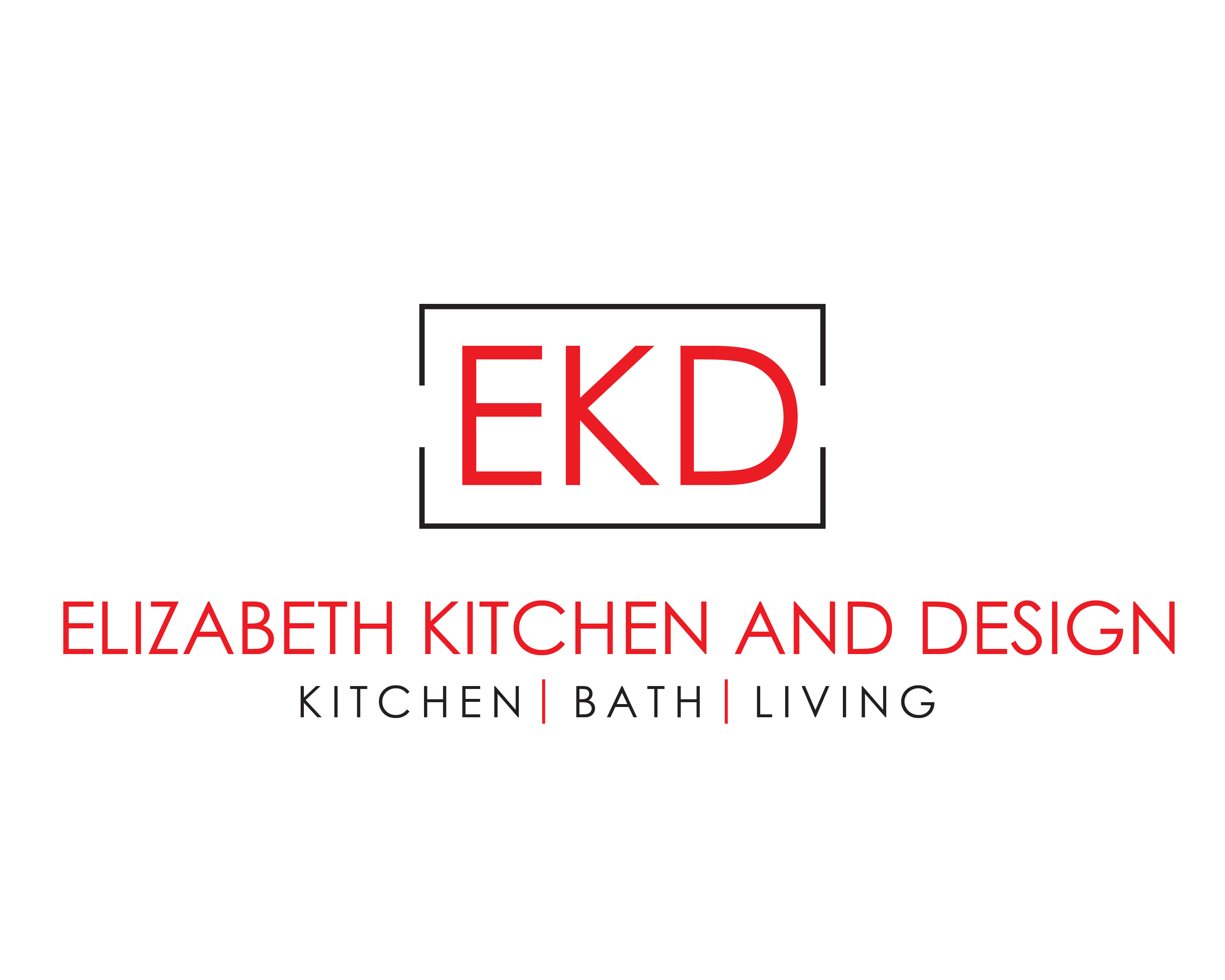 Logo Design entry 2287773 submitted by gogi71 to the Logo Design for EKD Elizabeth Kitchen and Design run by jaguilar269