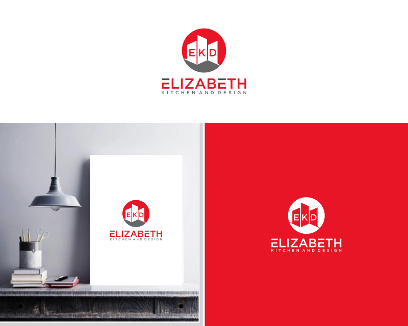 Logo Design entry 2287784 submitted by binbin design to the Logo Design for EKD Elizabeth Kitchen and Design run by jaguilar269