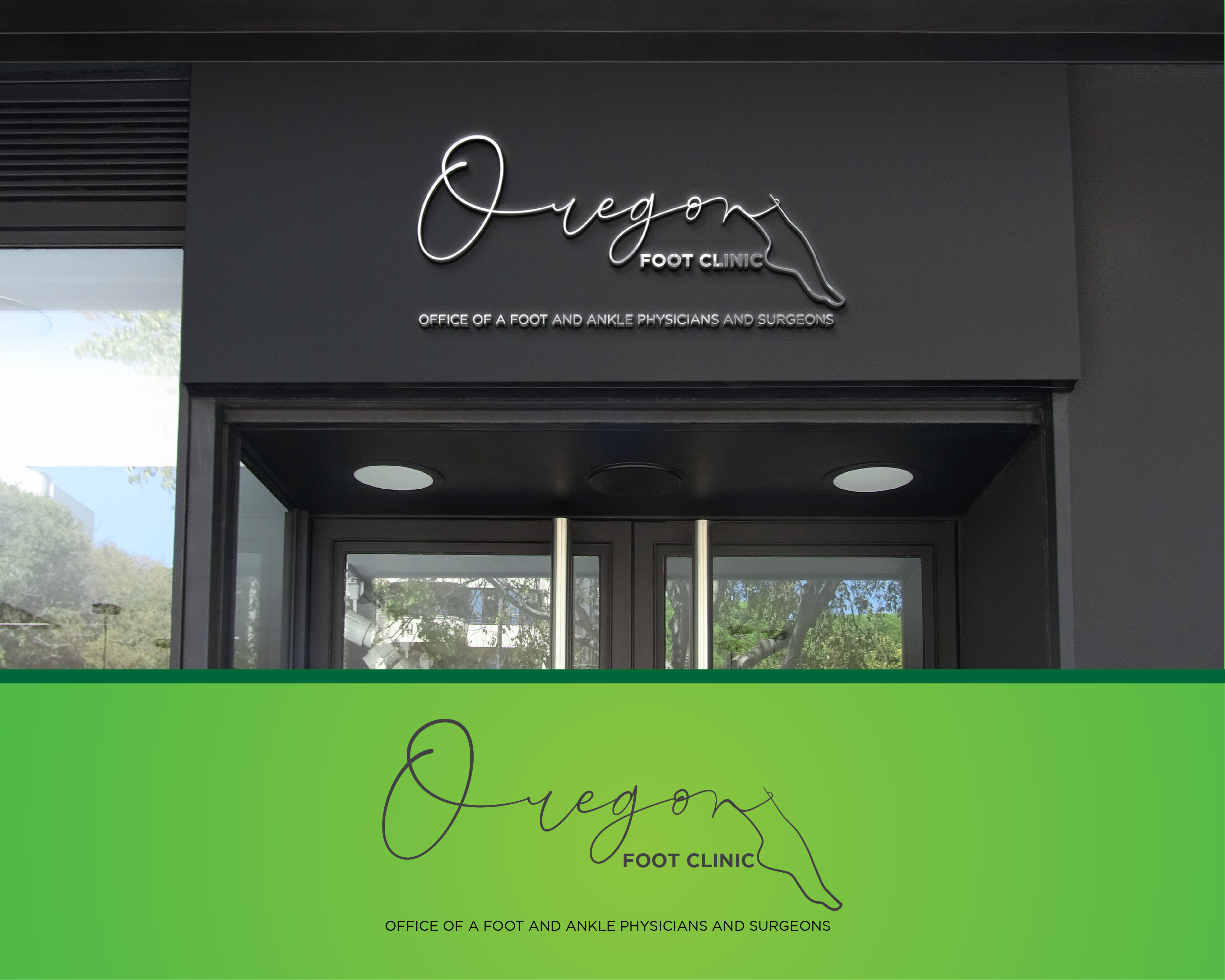 Logo Design entry 2289058 submitted by Sangsaka ART to the Logo Design for Oregon Foot Clinic  run by kdriscoll